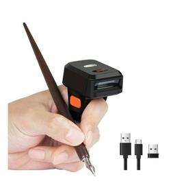 2 4g wireless bluetooth ring barcode scanner