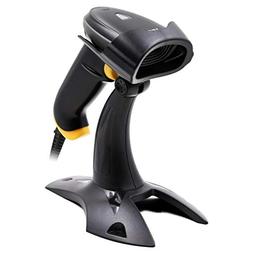 TEEMI 2D Barcode Scanner with Stand USB Wired Handheld Autom