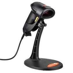 Wired Handheld Laser Bar Code Scanner Automatic Sensing And 