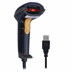 Barcode Scanner,Symcode USB Laser Wired Scan Handheld Bar Co