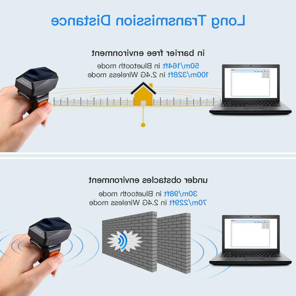 Eyoyo Bluetooth Ring Scanner Reader for Mac