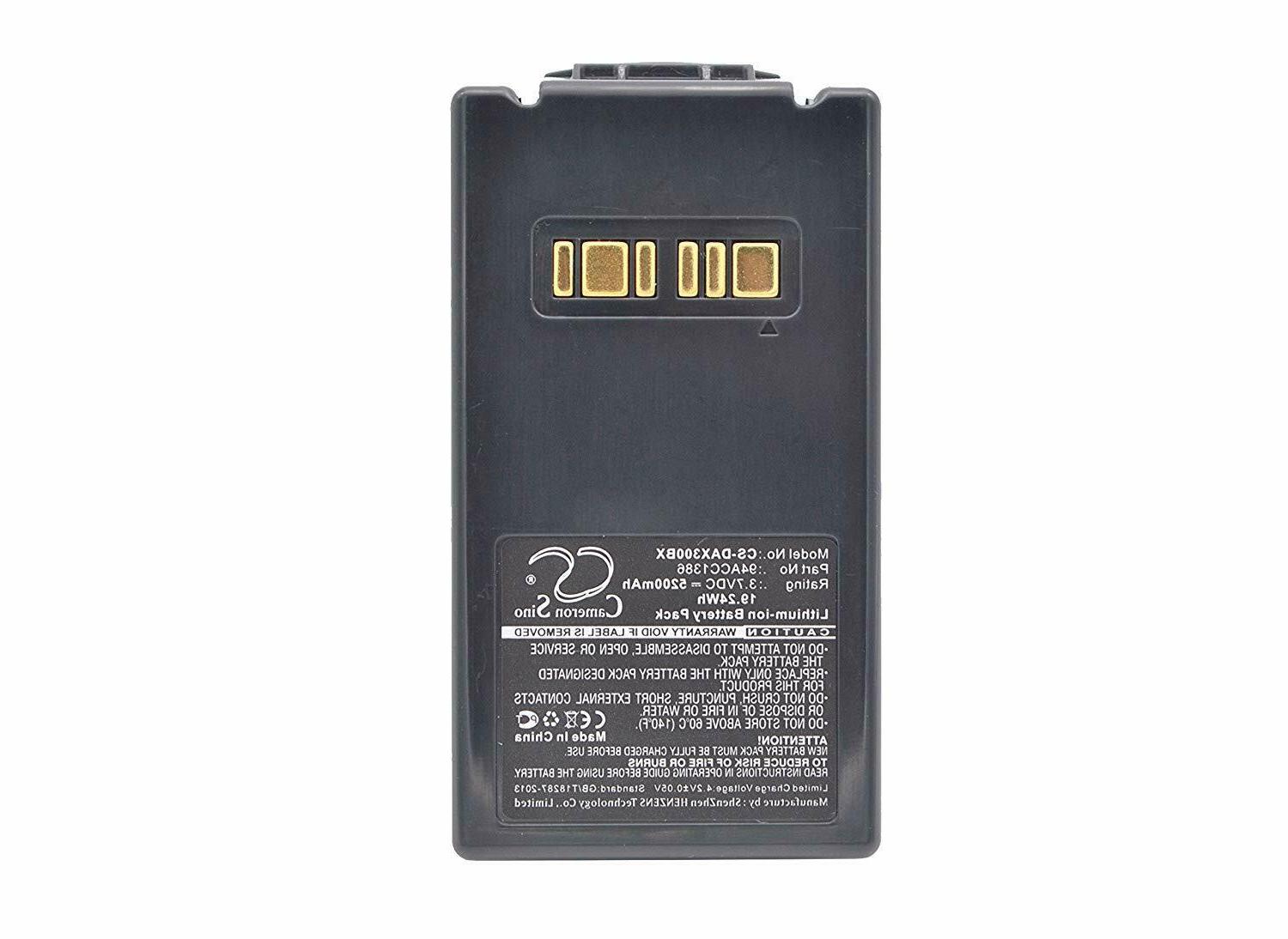 Cameron Sino CS-DAX300BX 5200mAh Bar Code,Scanner for Datalo