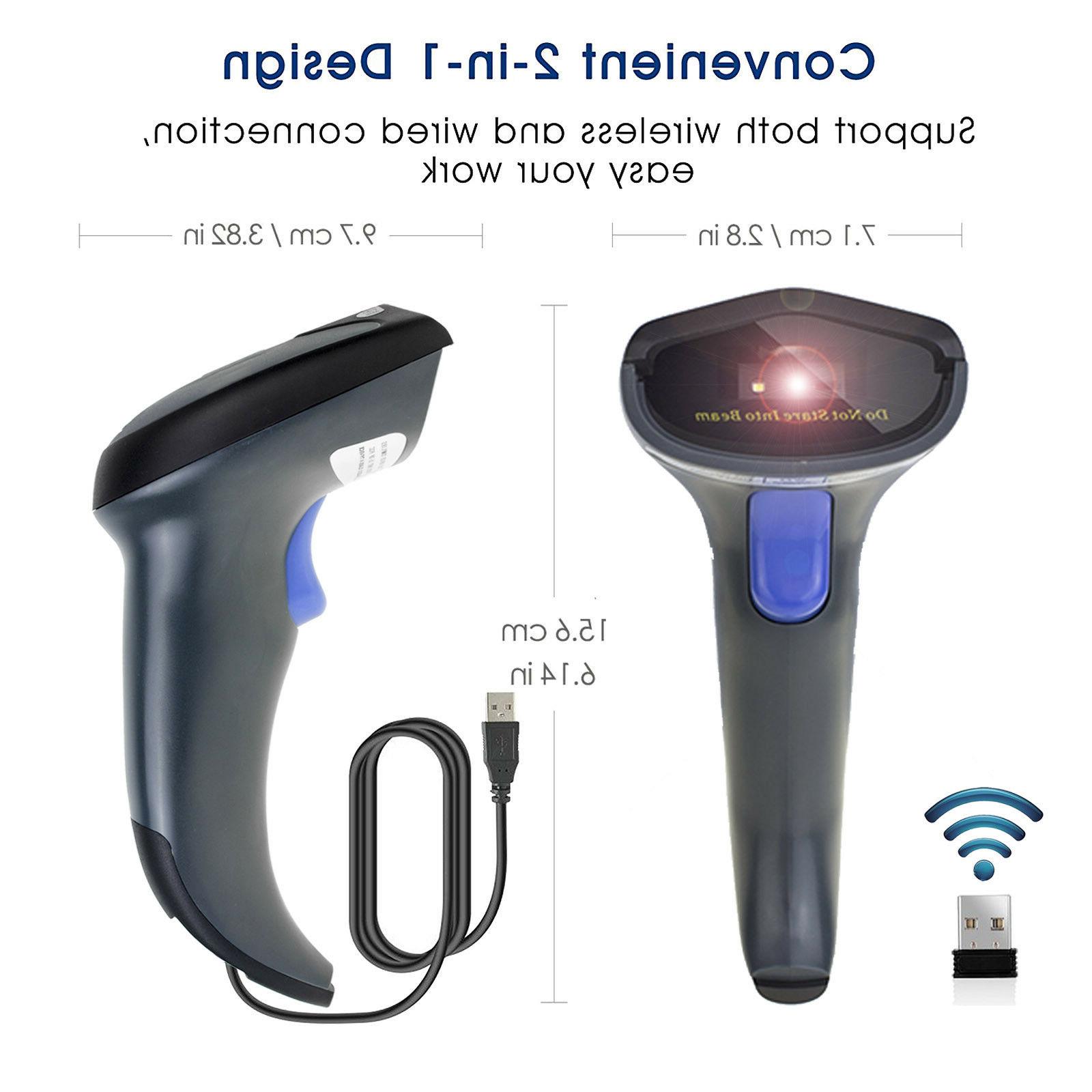 2D/1D USB QR Code Symbol Imager Mobile Payment Screen 2.4Ghz