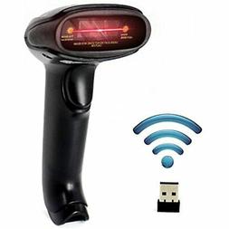 USB Wireless Barcode Scanner,Symcode Handheld Laser Barcode 